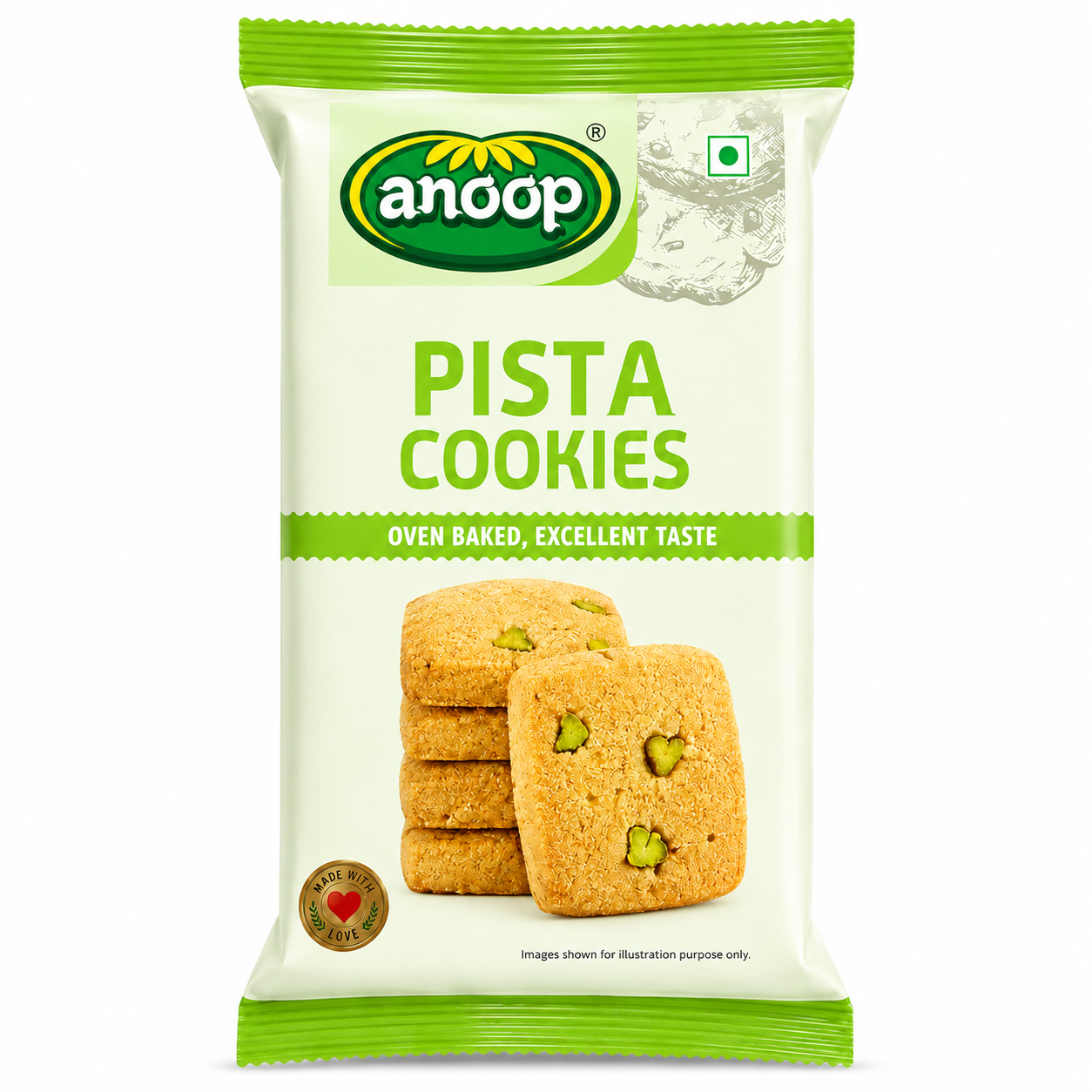 Anoop Pista Cookies